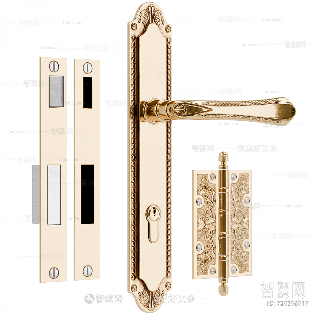 French Style Door Handle