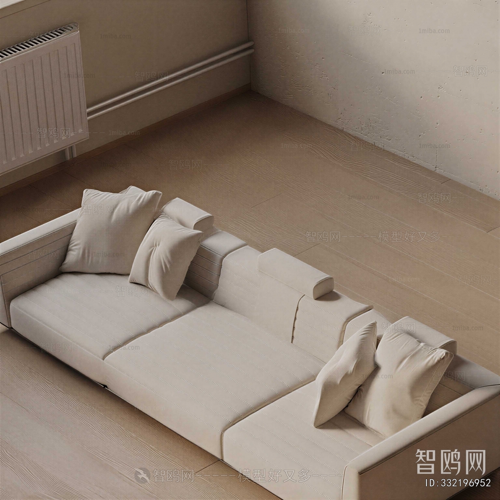 Modern Three-seat Sofa