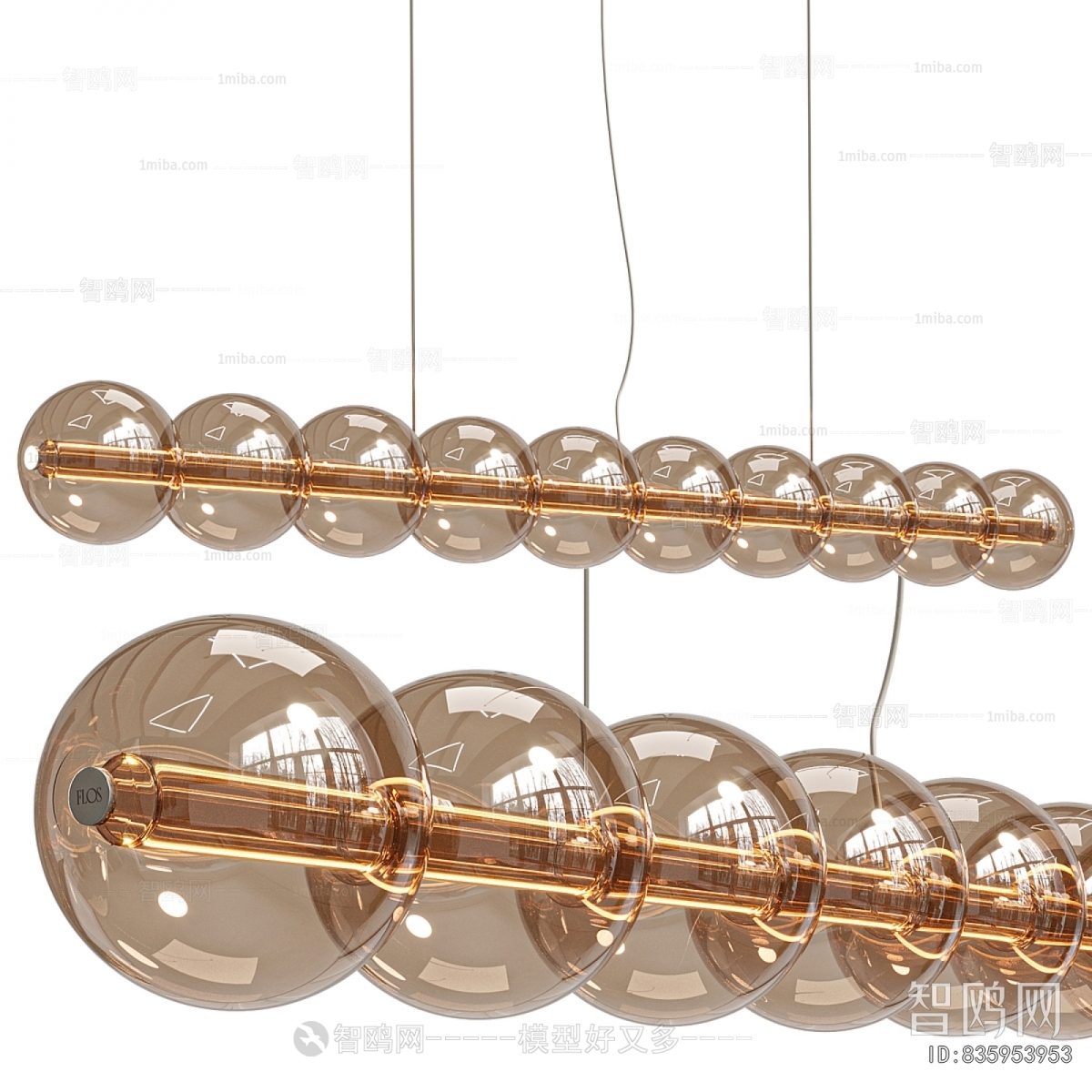 Modern Long Chandelier
