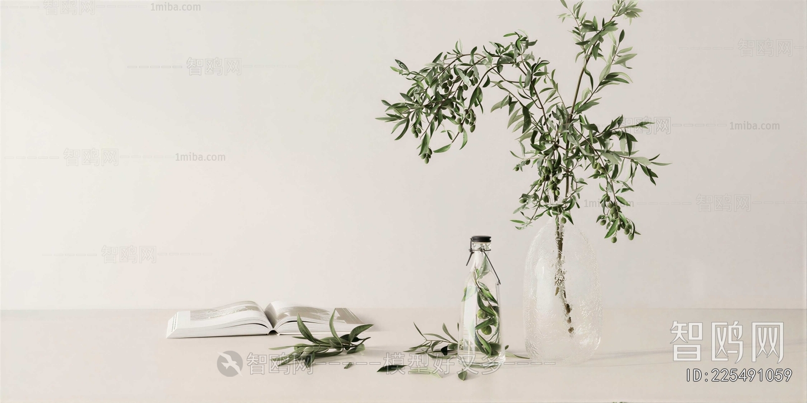 Modern Aquatic Green Plant