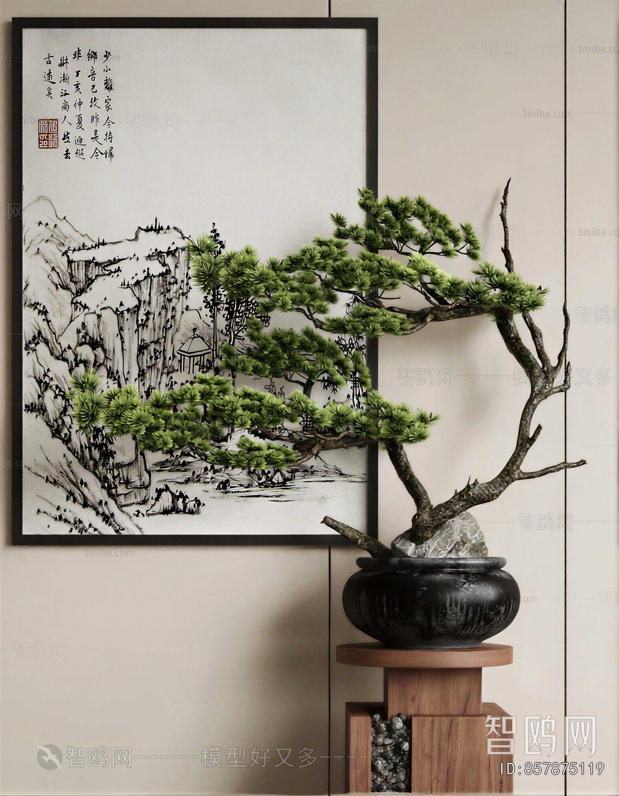 New Chinese Style Bonsai