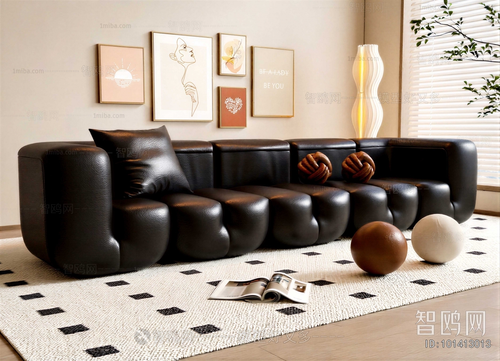 Modern Multi Person Sofa