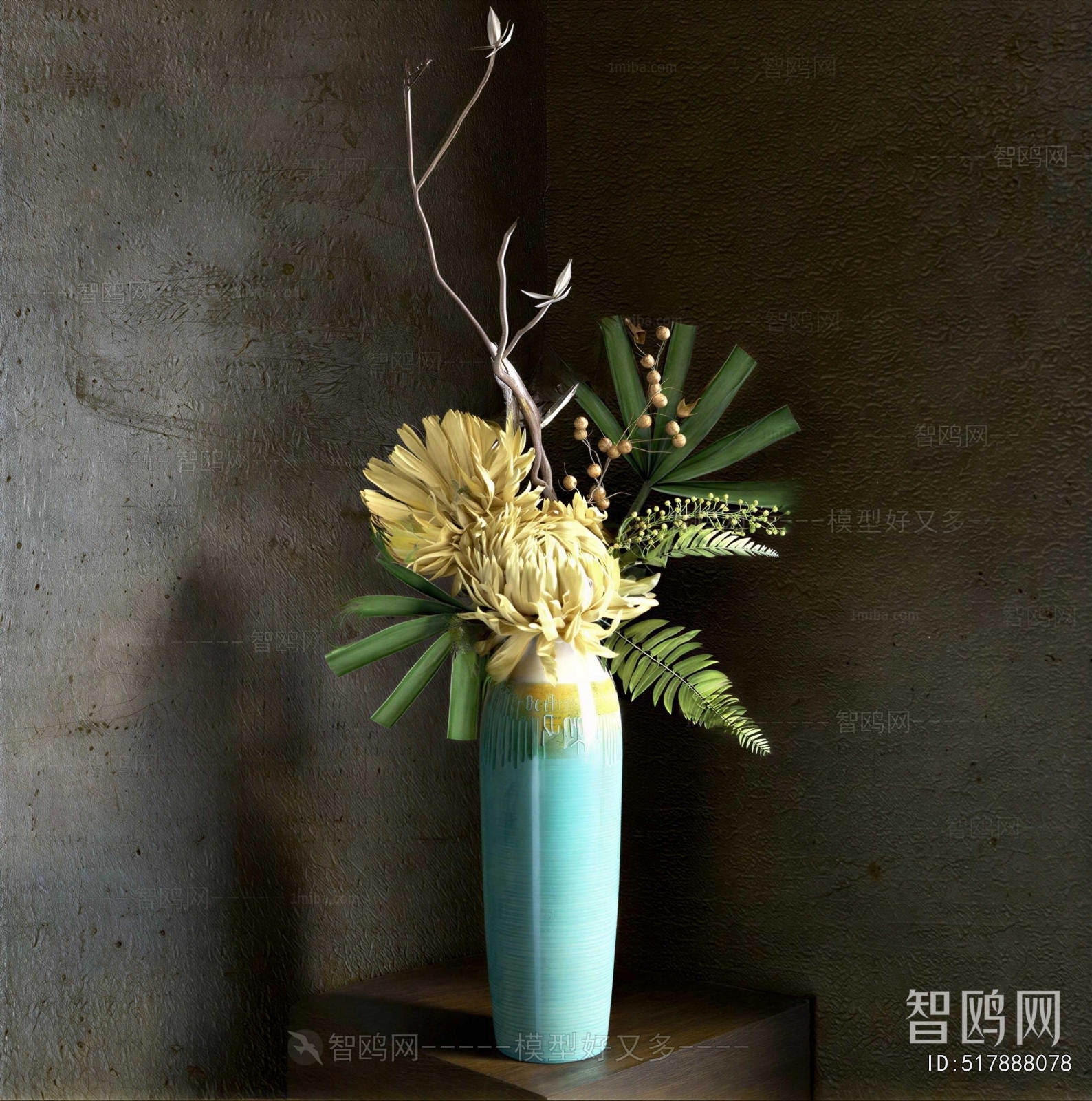 New Chinese Style Flower Arrangement