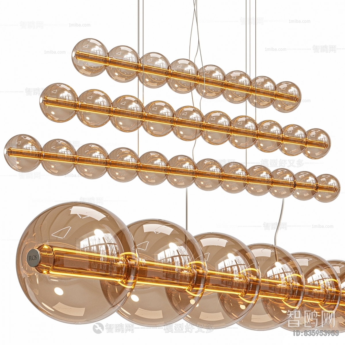 Modern Long Chandelier