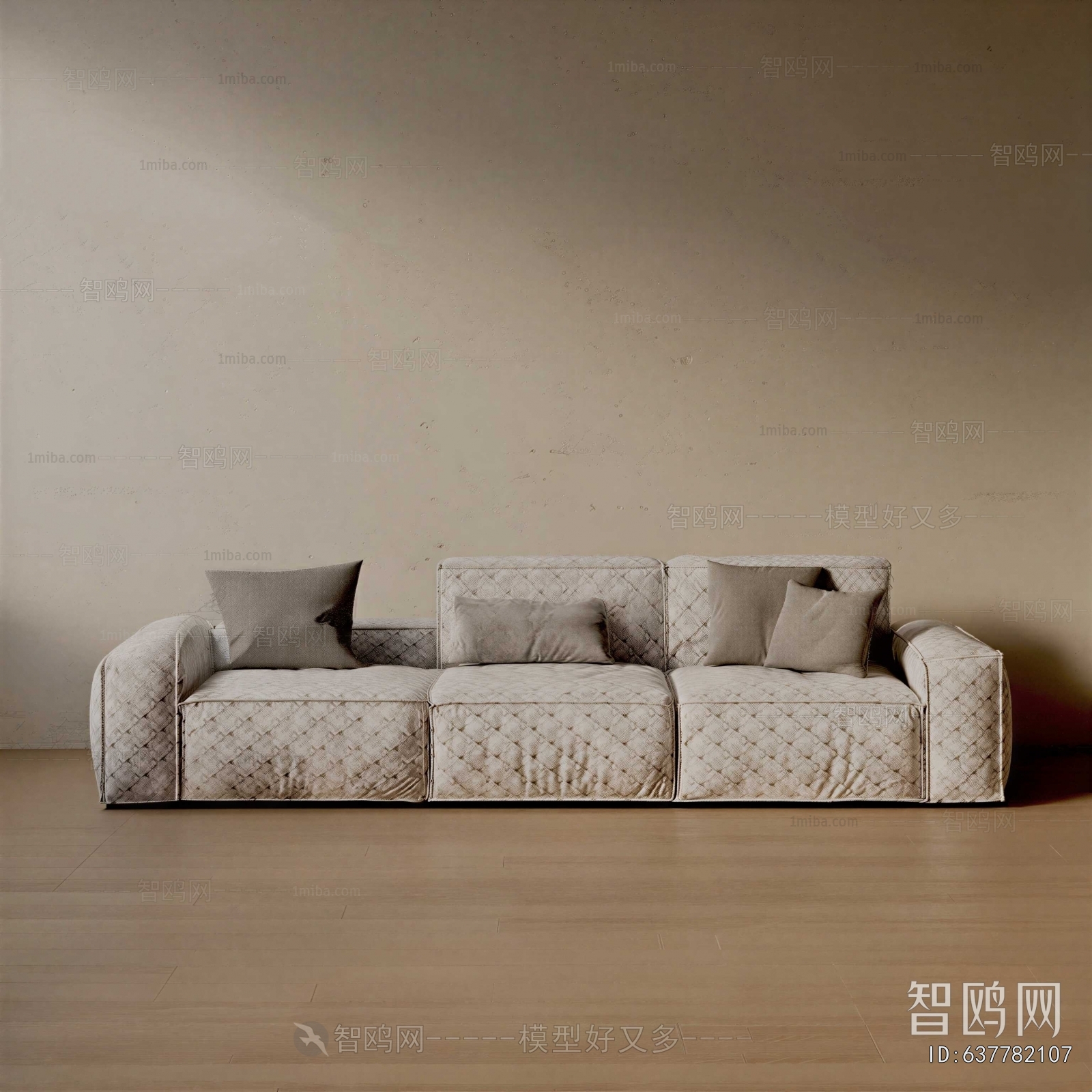 Modern Three-seat Sofa