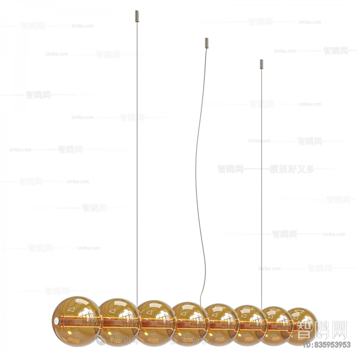 Modern Long Chandelier