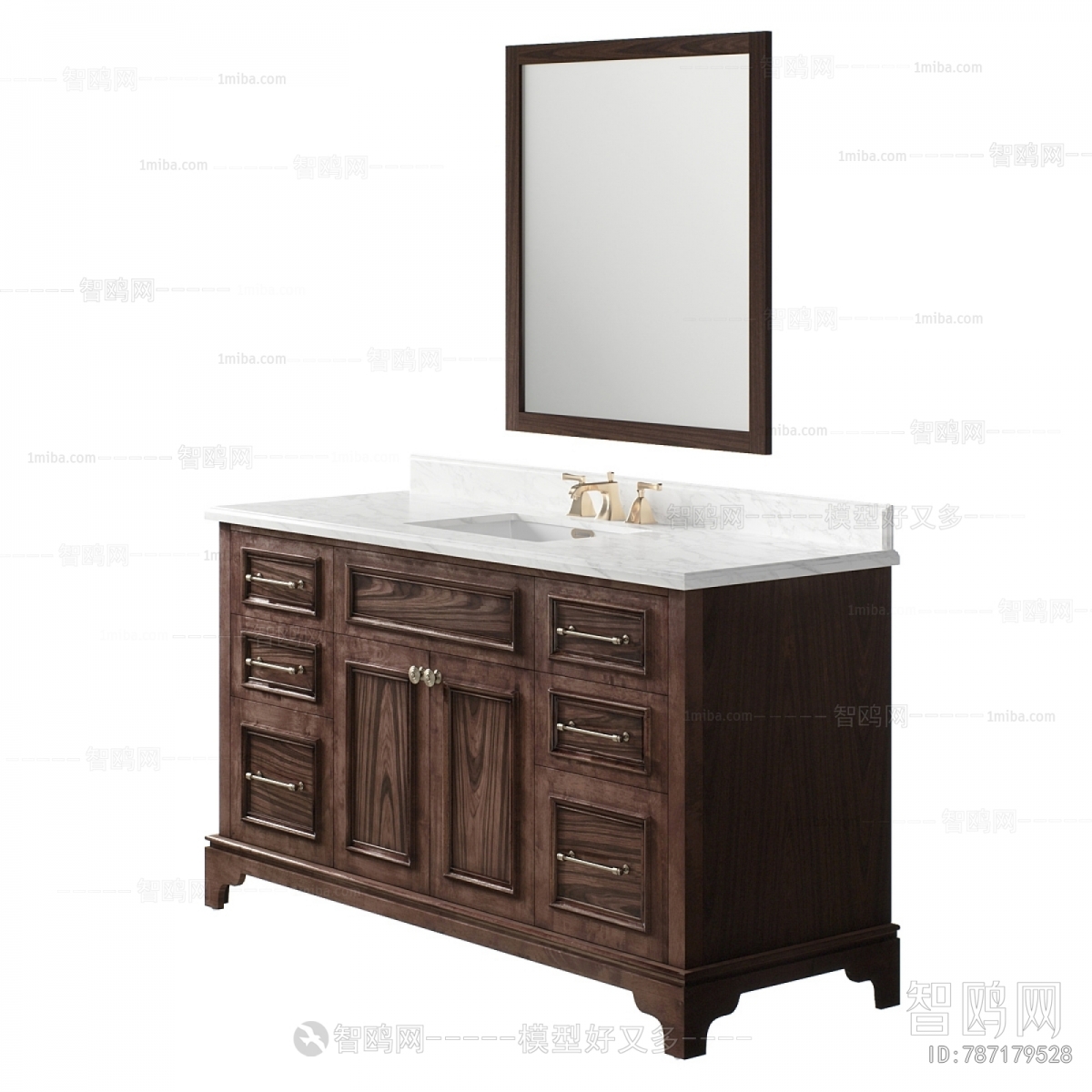 European Style Bathroom Cabinet