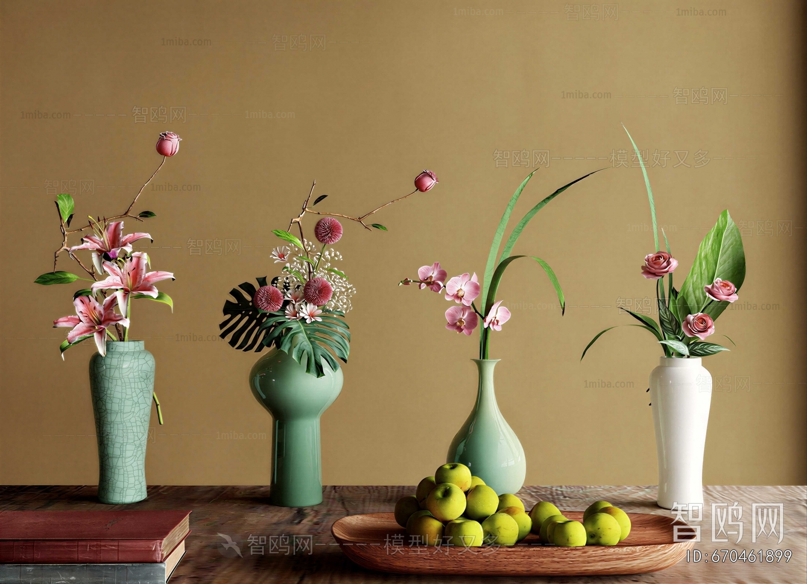 New Chinese Style Flower Arrangement