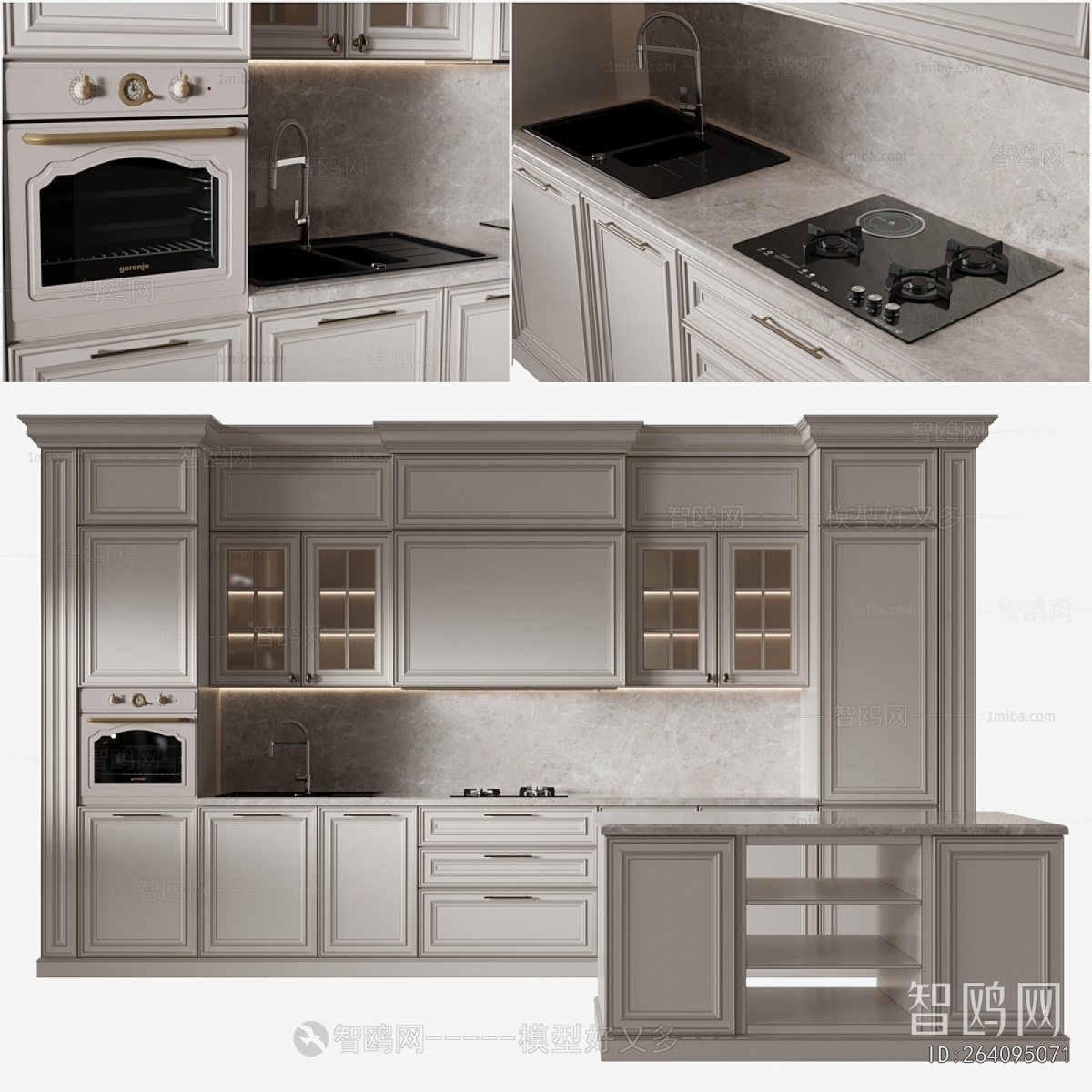 European Style Kitchen Cabinet
