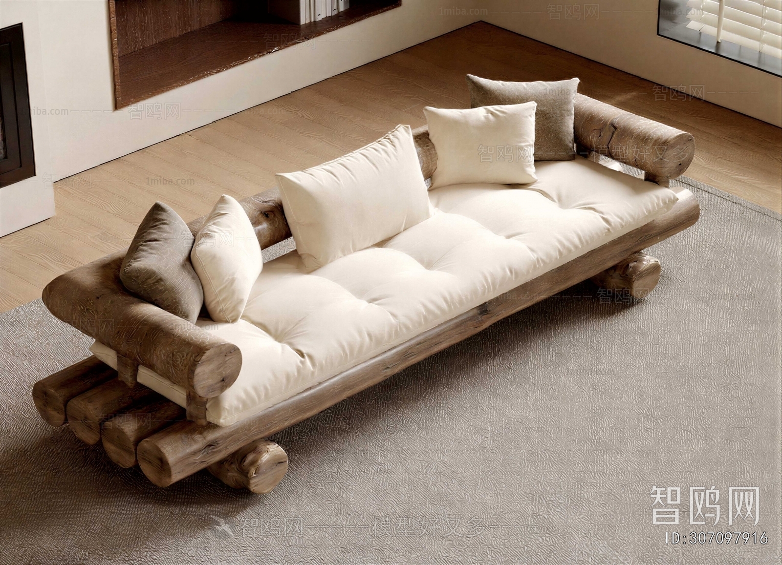 Wabi-sabi Style A Sofa For Two