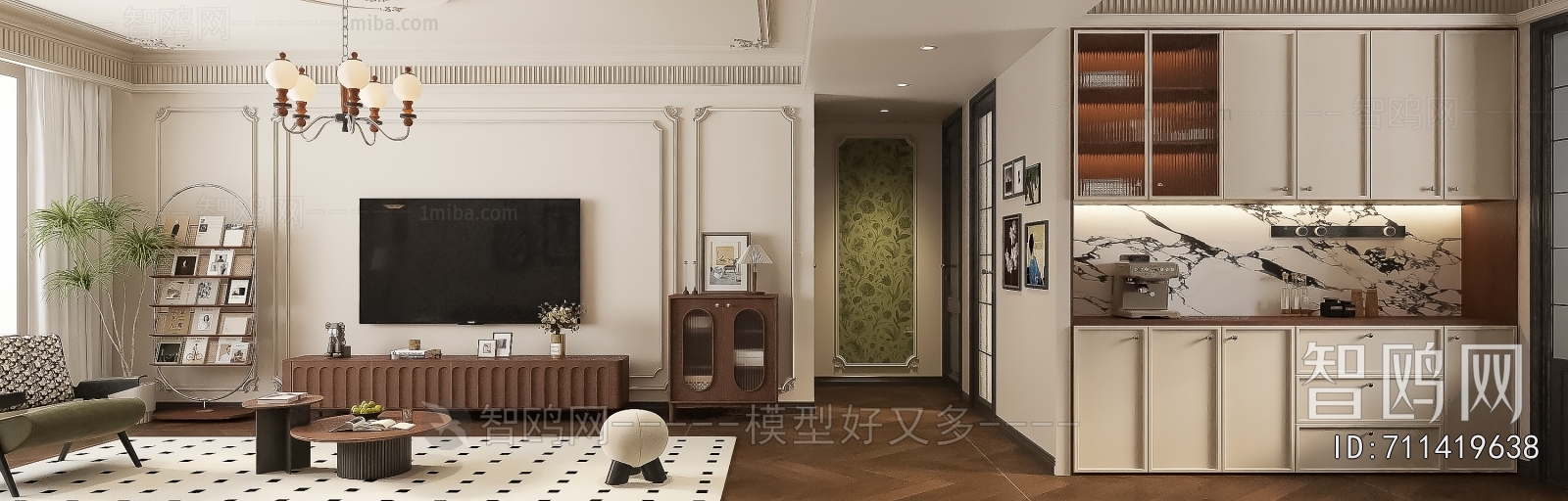 French Style A Living Room