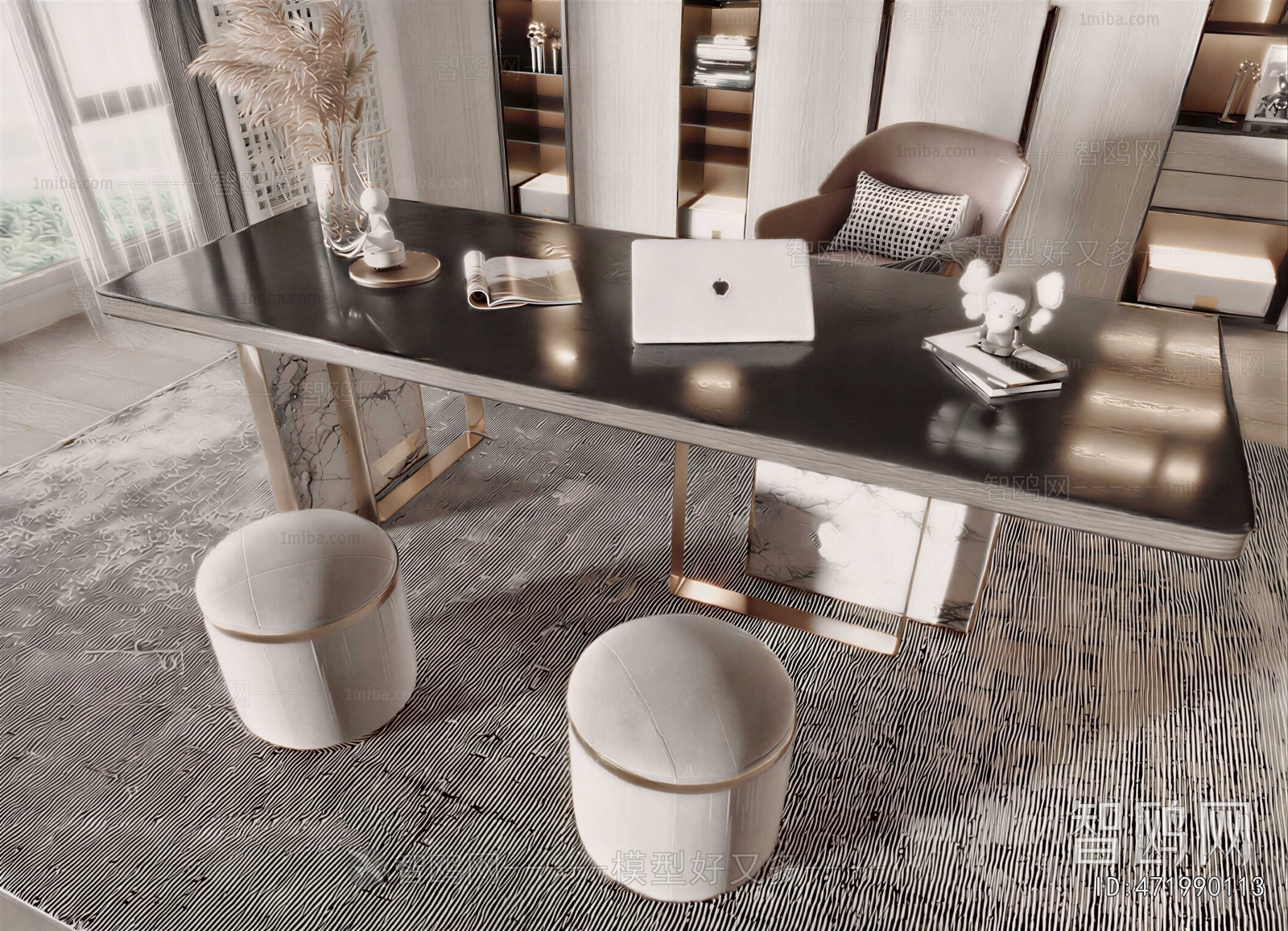 Modern Computer Desk And Chair