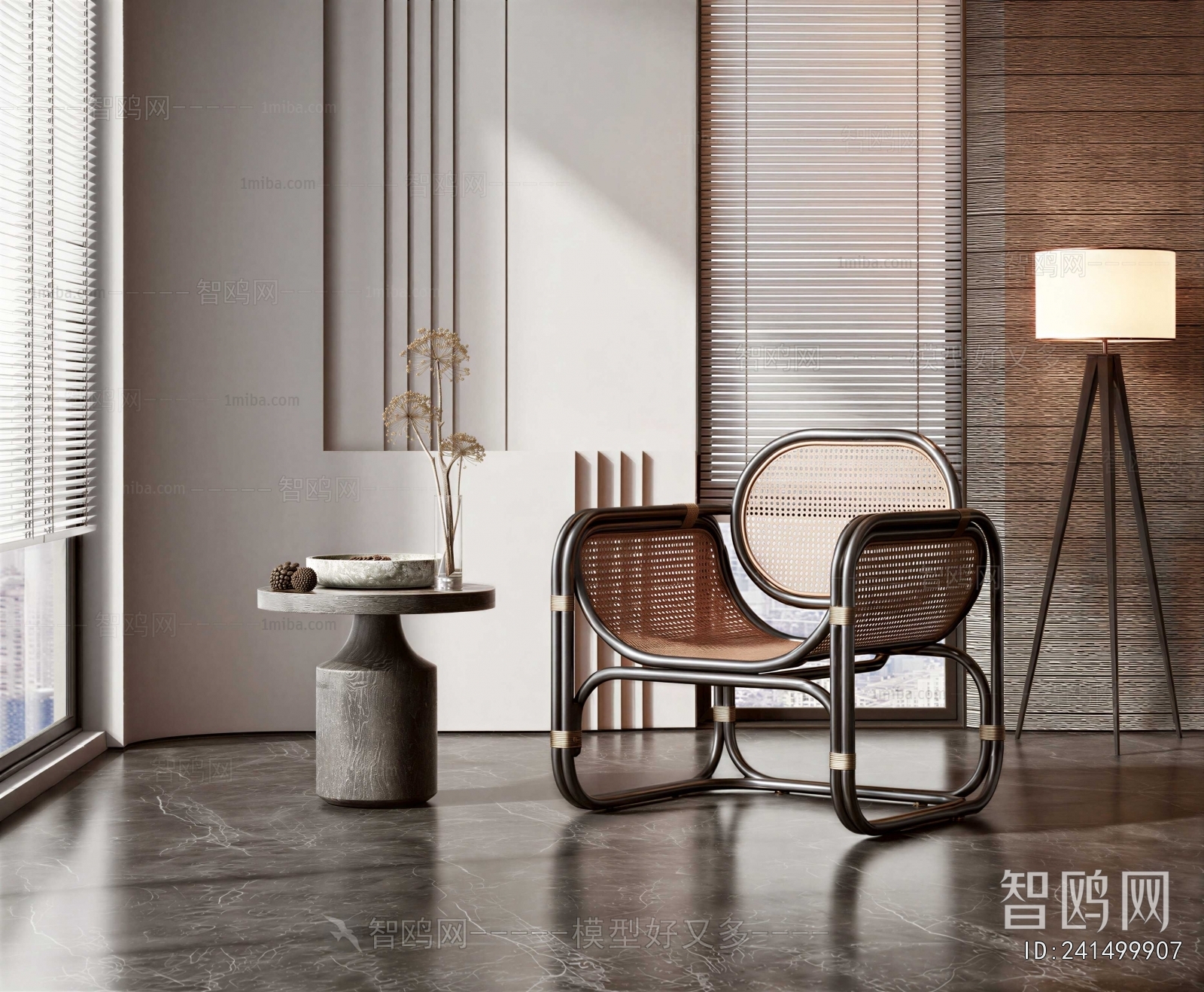 New Chinese Style Lounge Chair