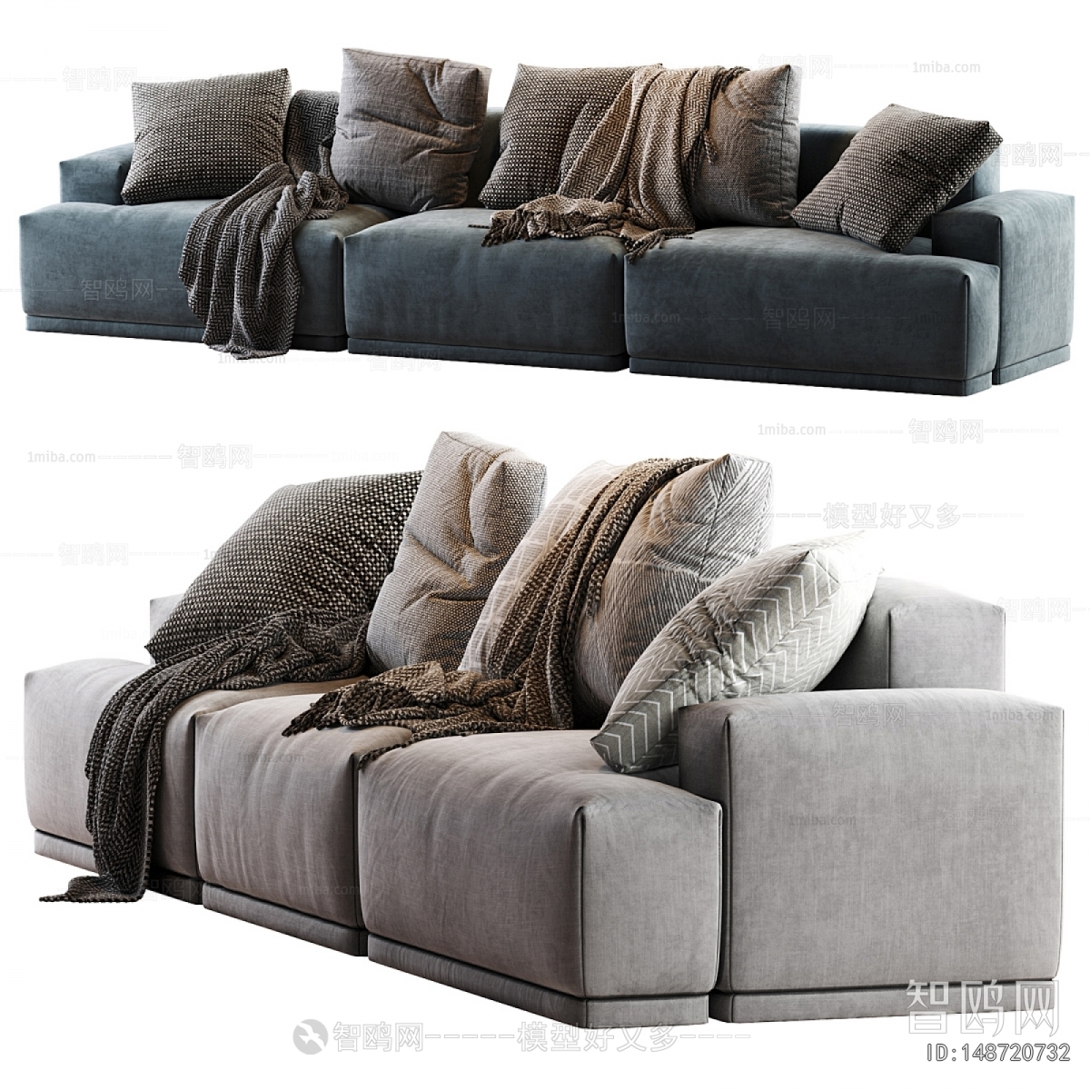 Modern Three-seat Sofa