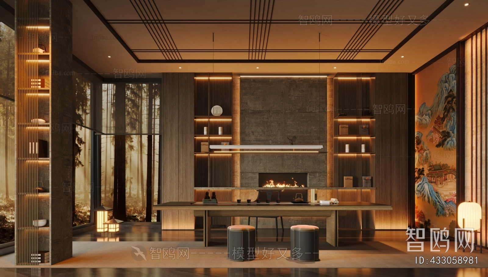 New Chinese Style Tea House