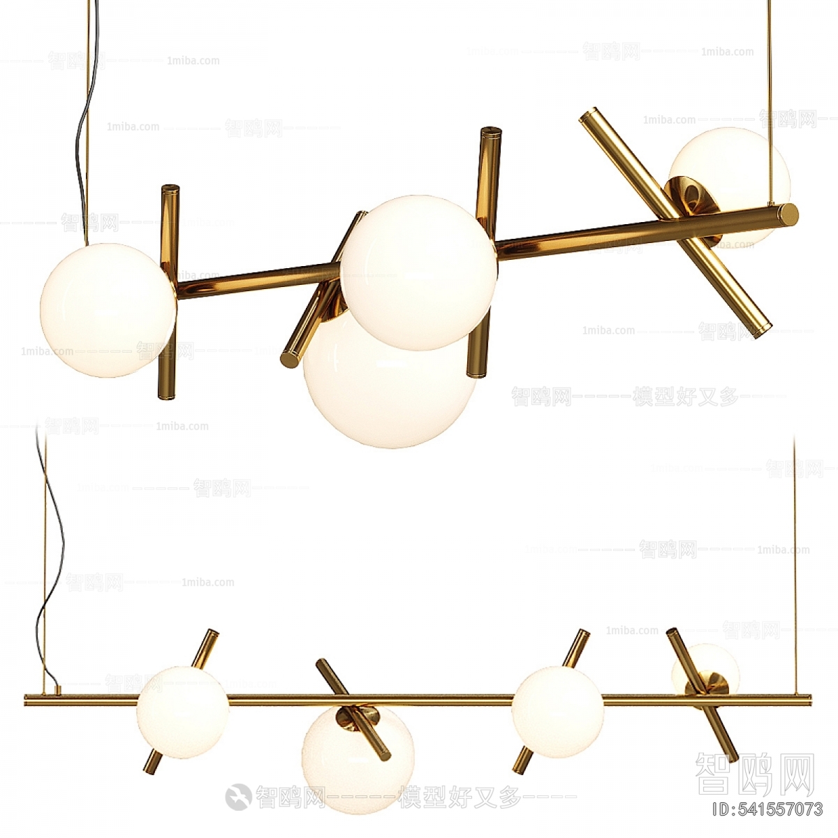 Modern Long Chandelier