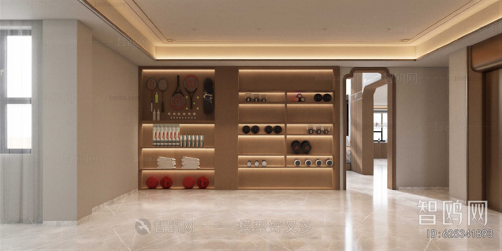 Modern Home Fitness Room