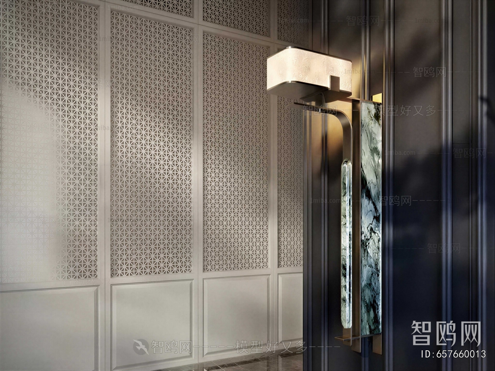 New Chinese Style Wall Lamp