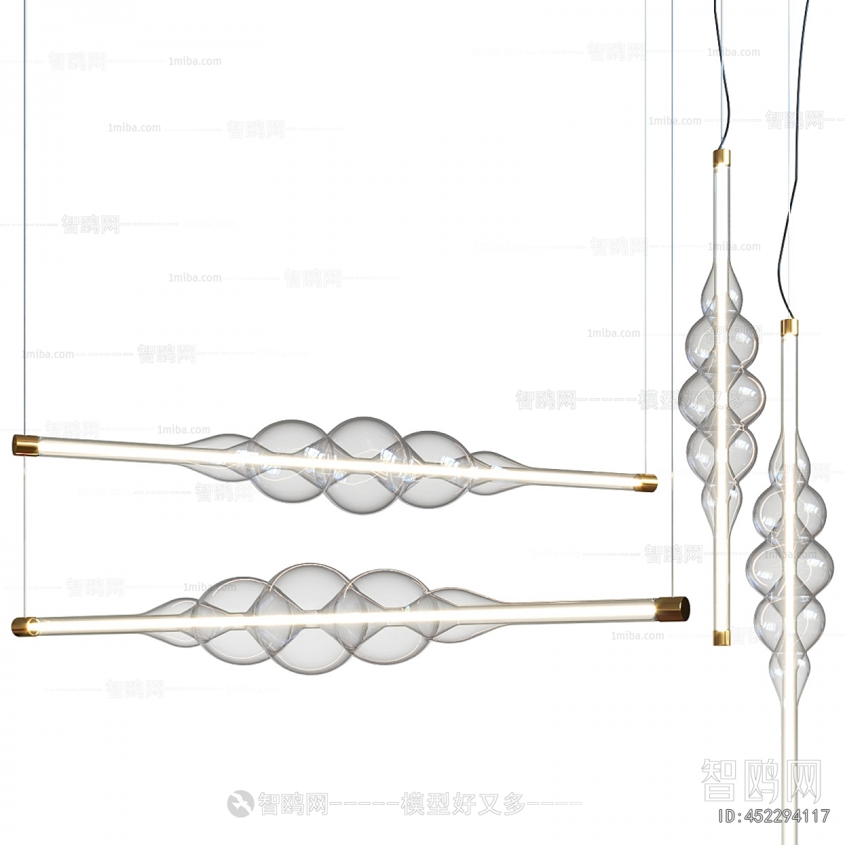 Modern Long Chandelier