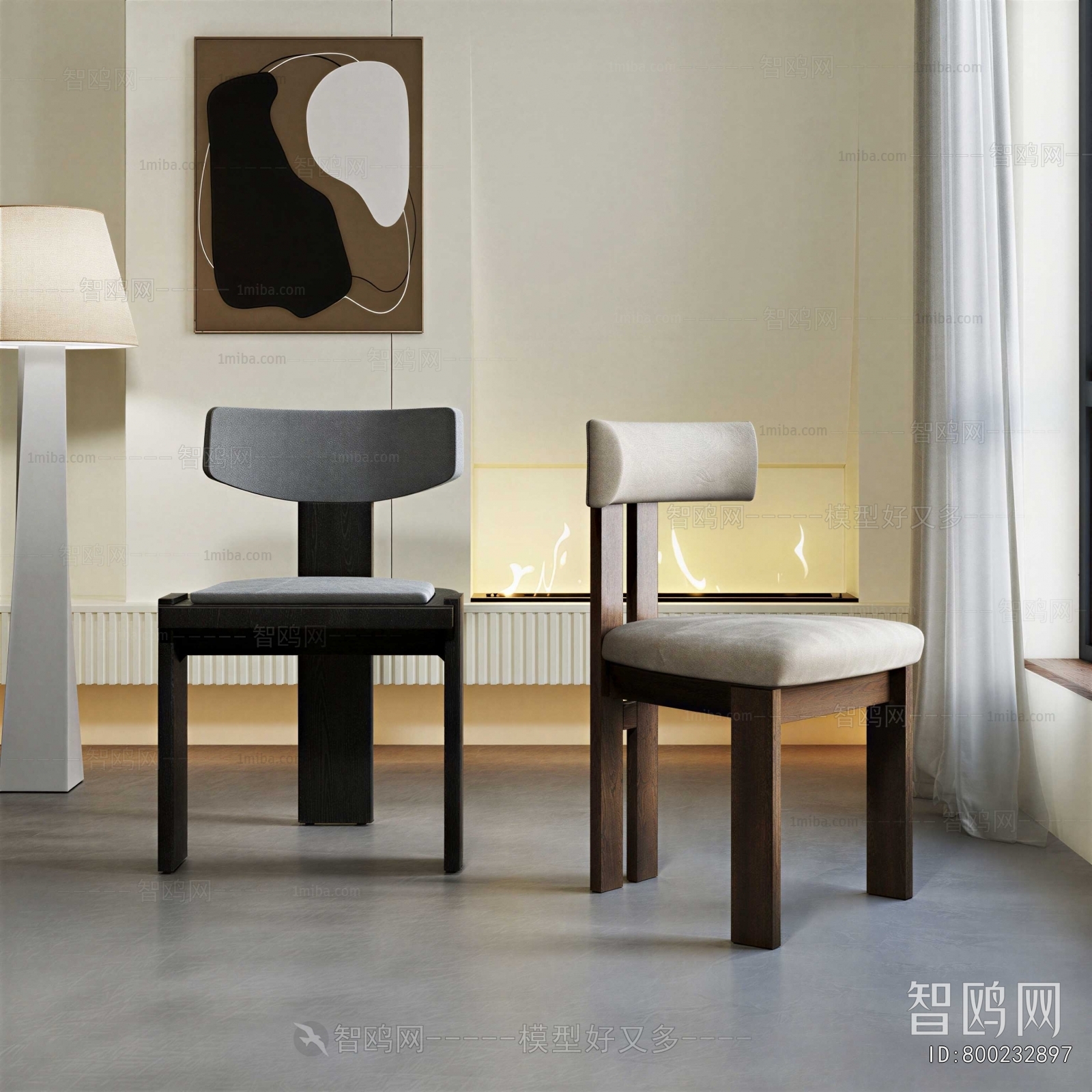 Wabi-sabi Style Dining Chair