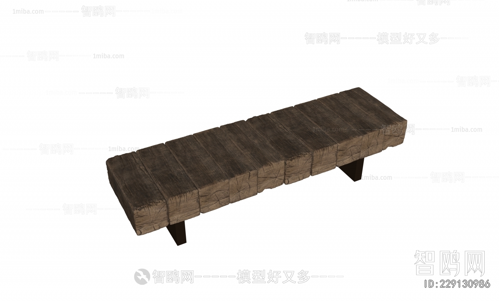 Wabi-sabi Style Bench