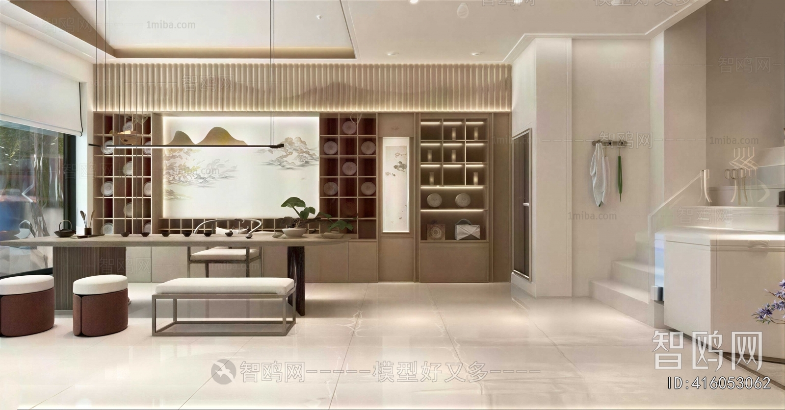 New Chinese Style Teahouse Tea House