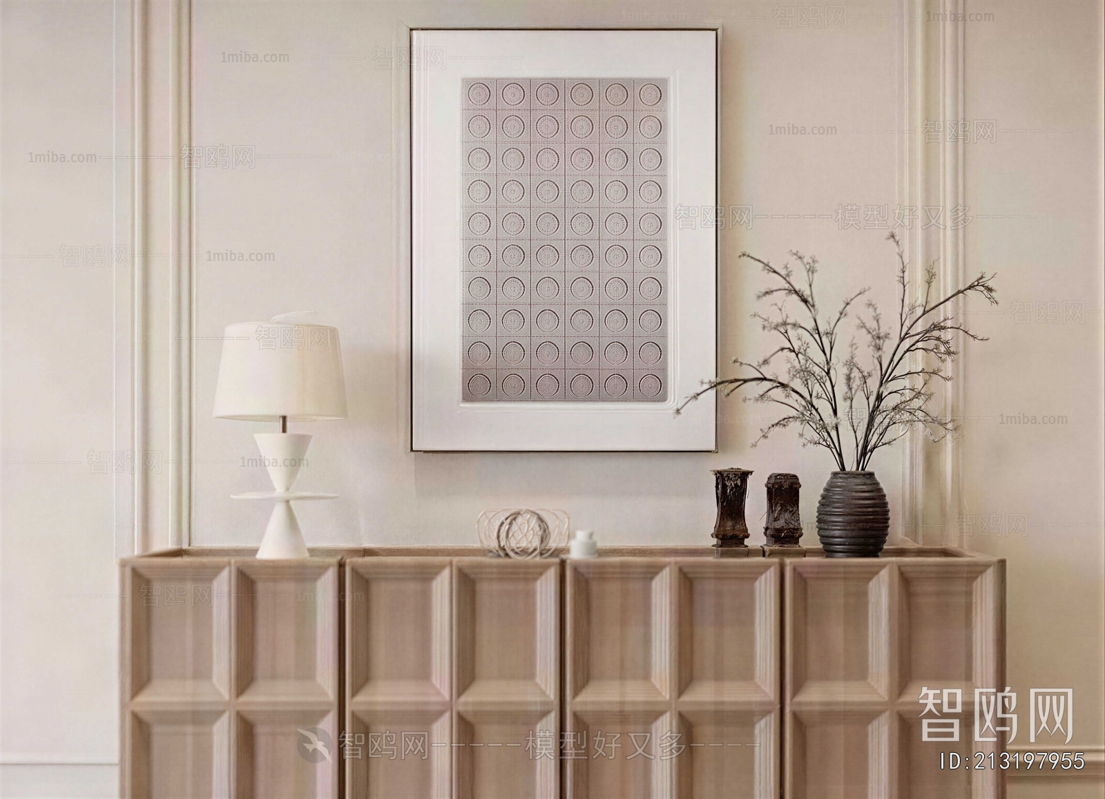 Wabi-sabi Style Entrance Cabinet