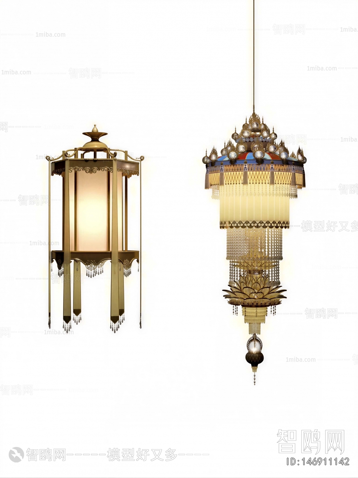 New Chinese Style Wall Lamp