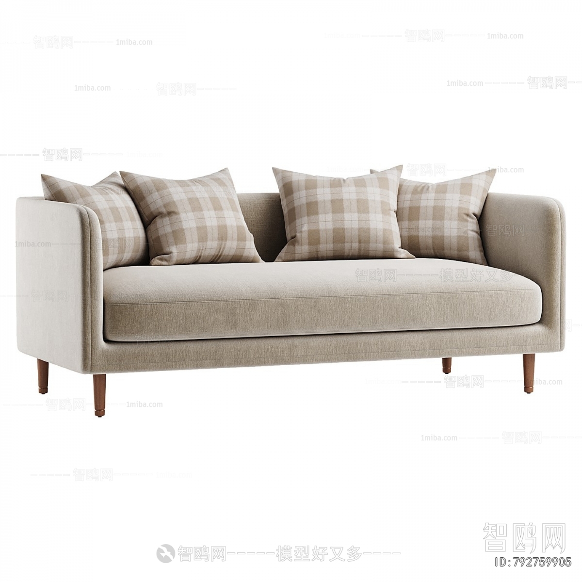 Modern Three-seat Sofa