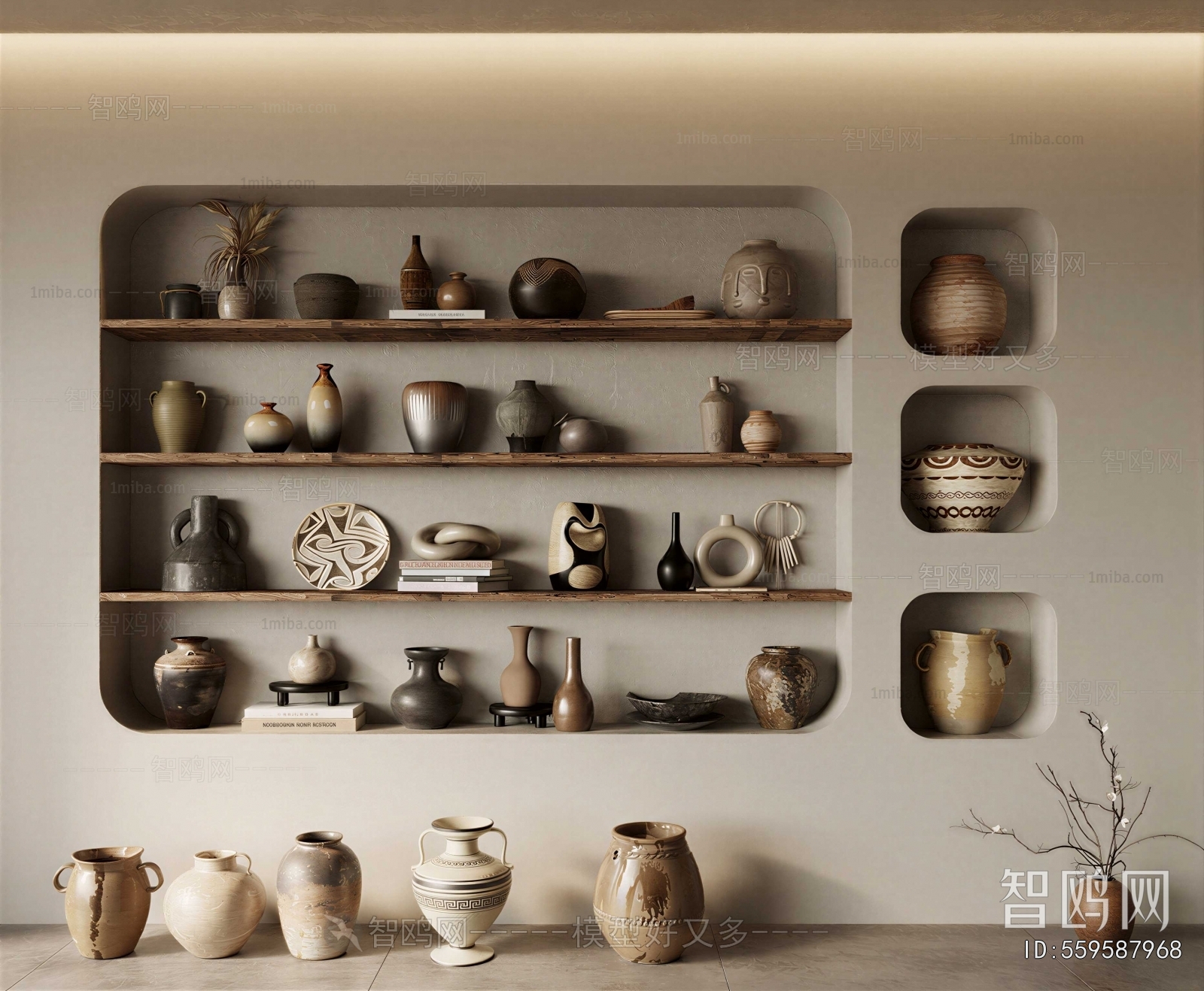 Wabi-sabi Style Decorative Set