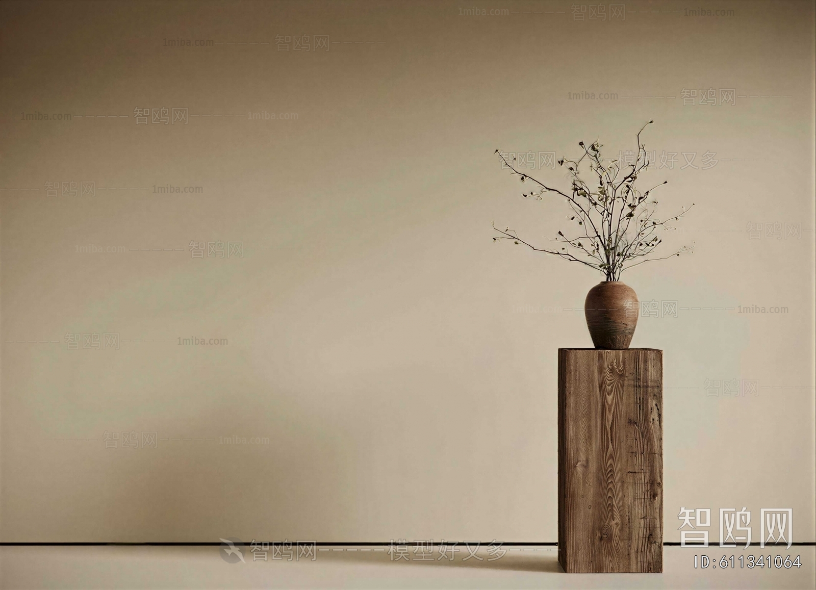 Wabi-sabi Style Dried Branch