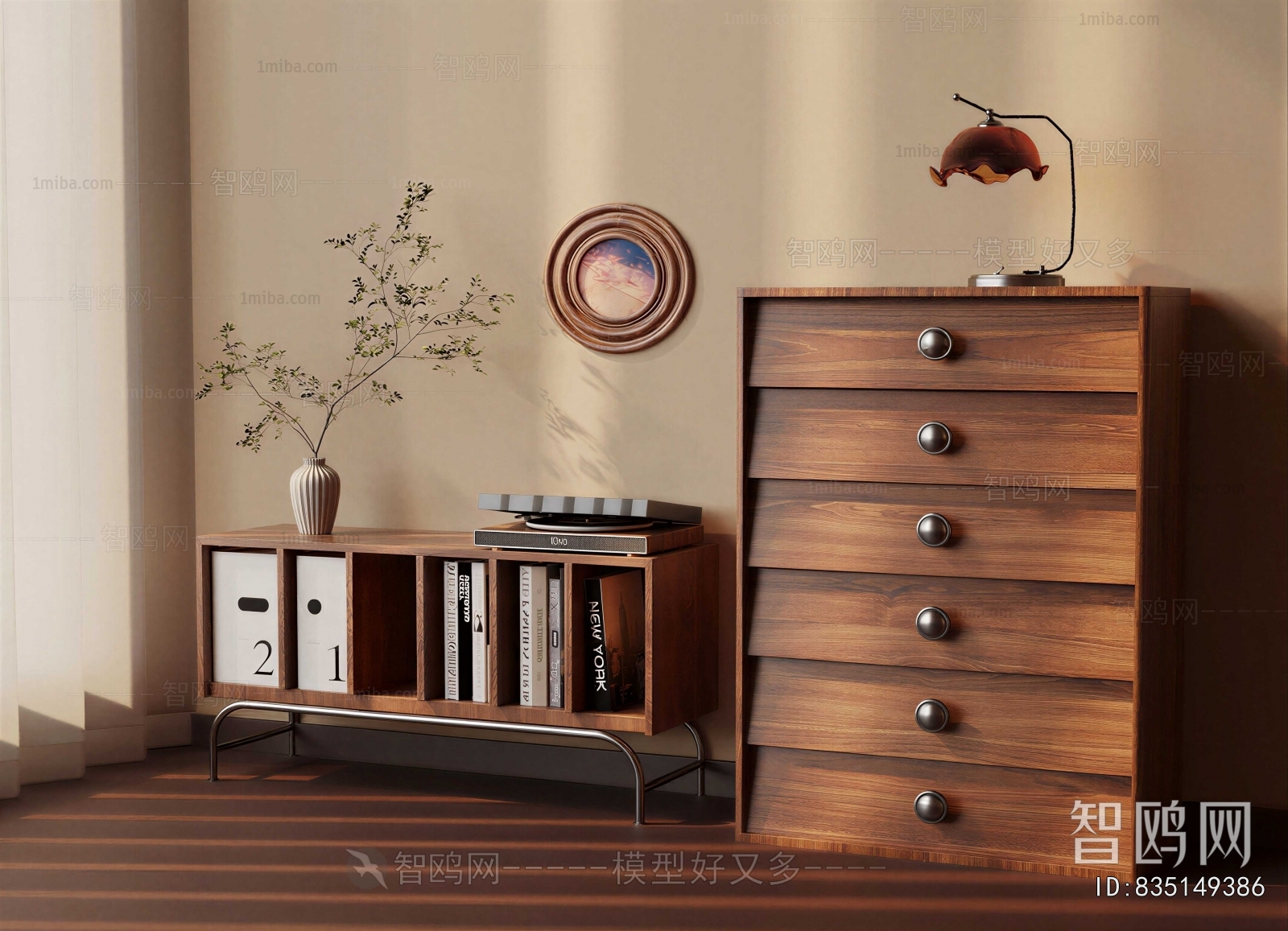 Wabi-sabi Style Chest Of Drawers