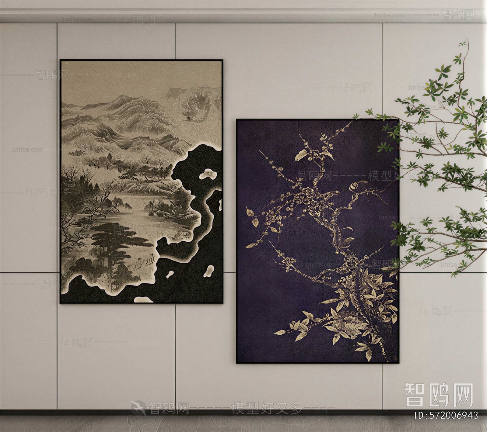 New Chinese Style Painting