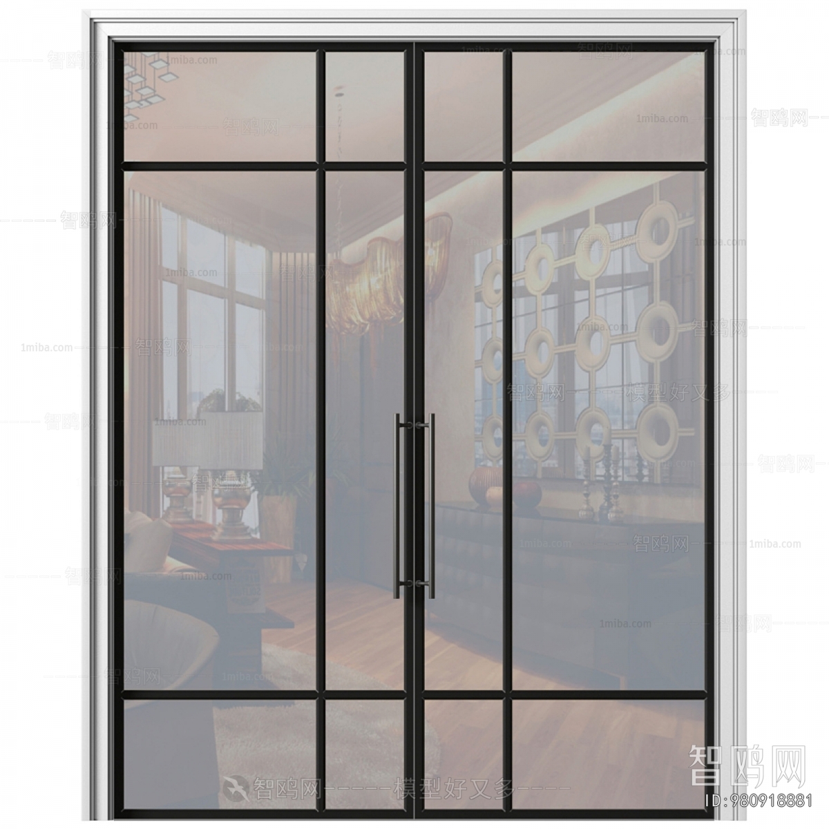Modern Double Door