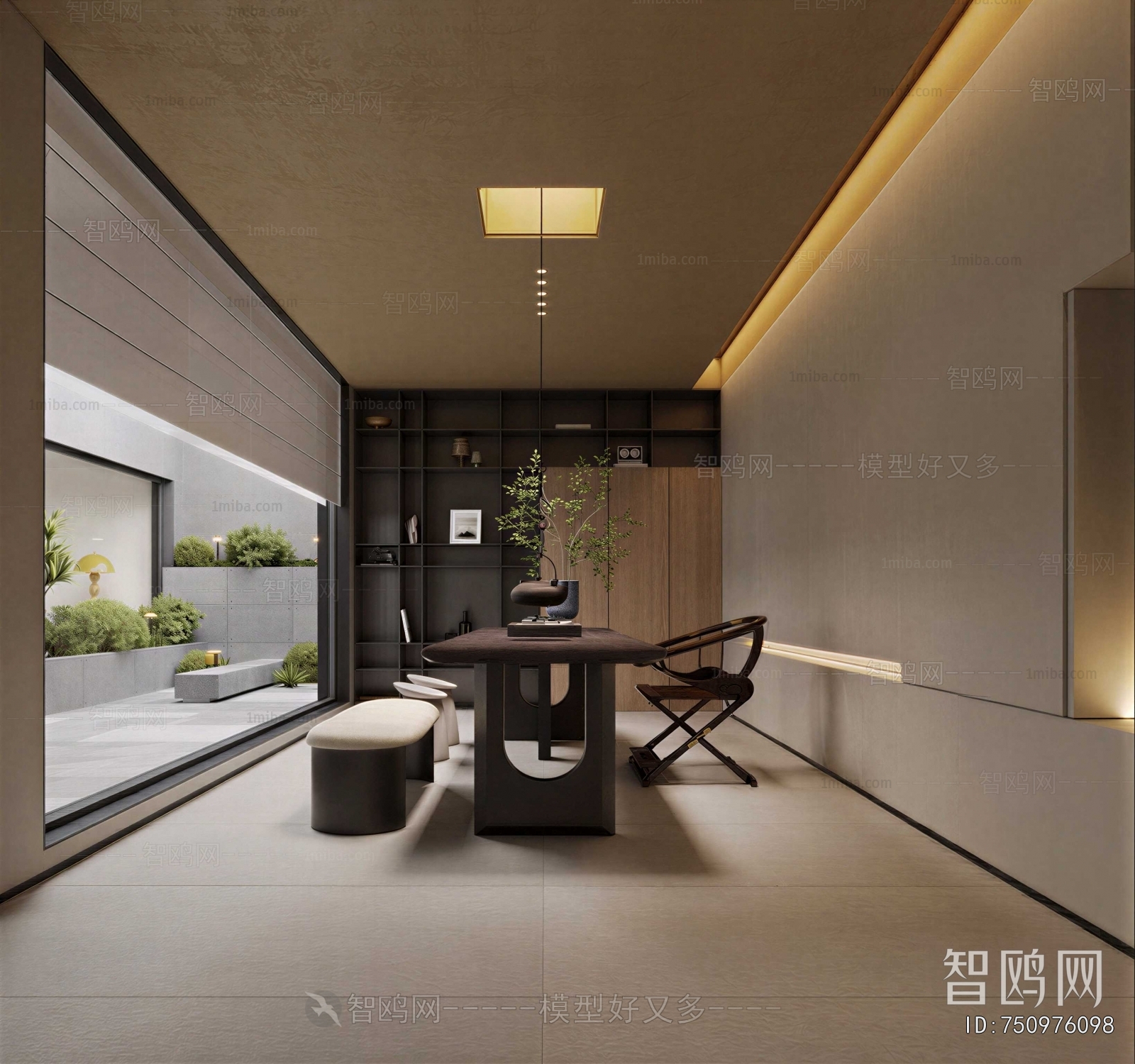 Wabi-sabi Style Tea House