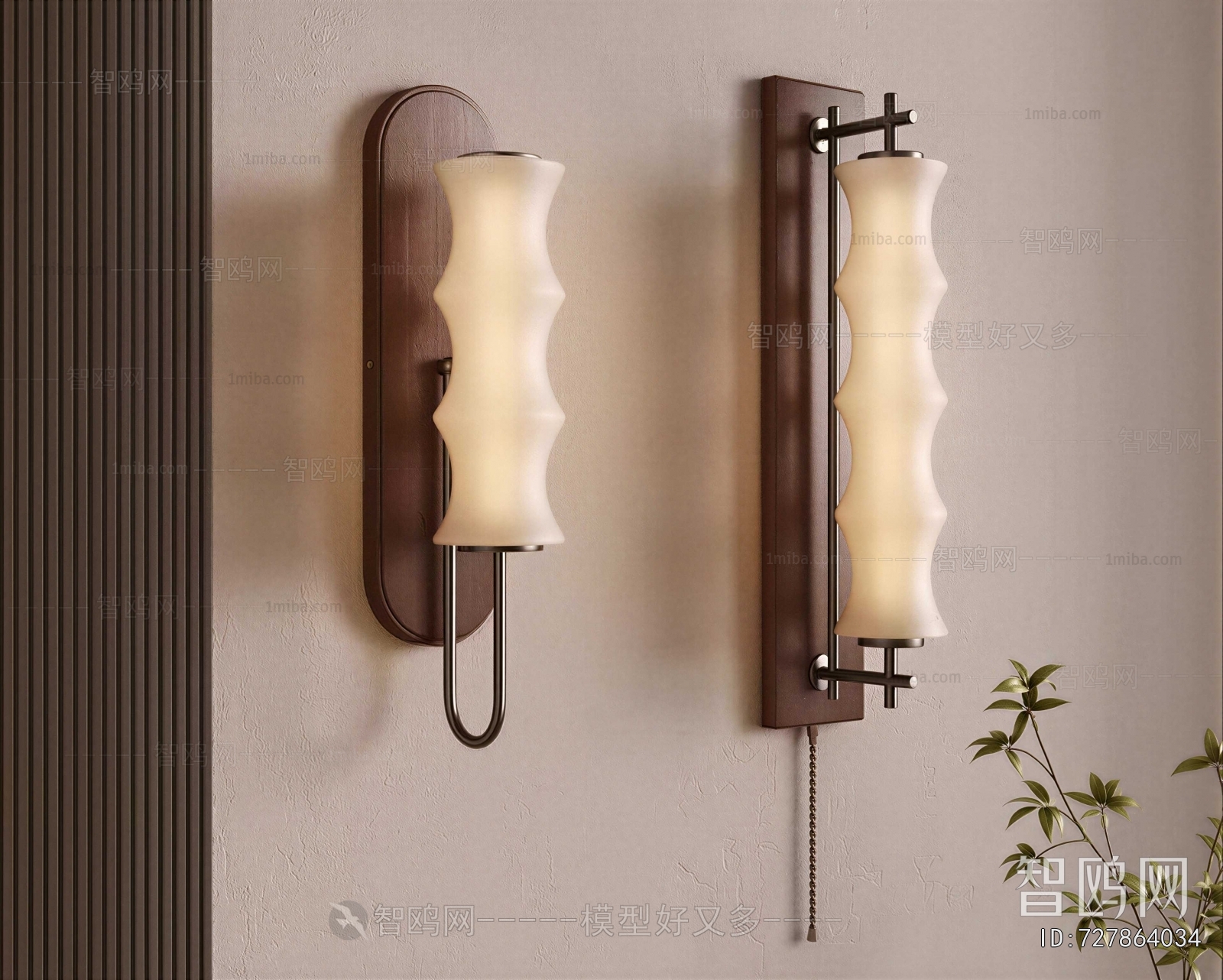 New Chinese Style Wall Lamp