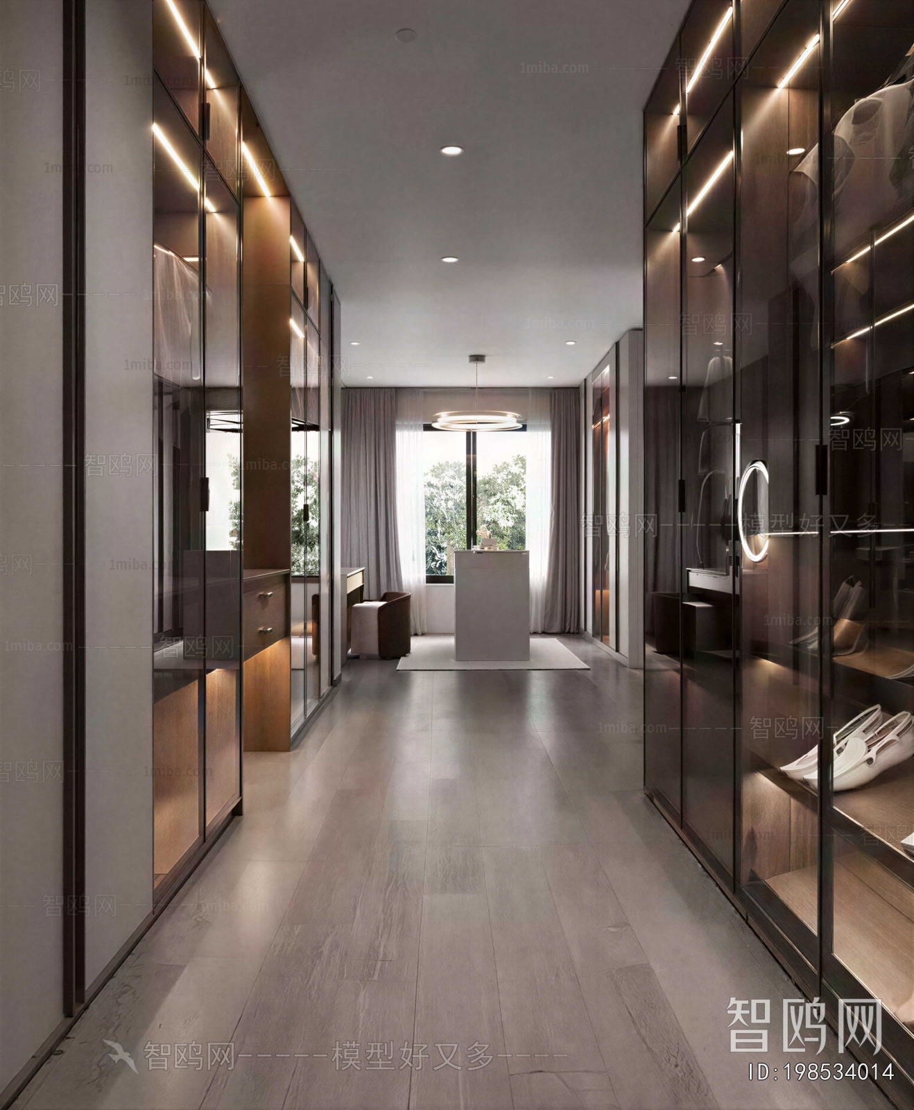 Modern Clothes Storage Area