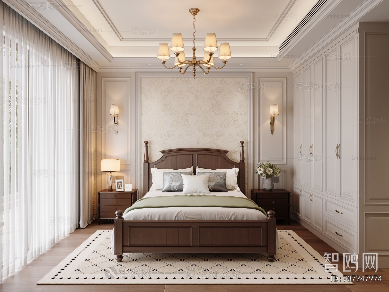 American Style Bedroom