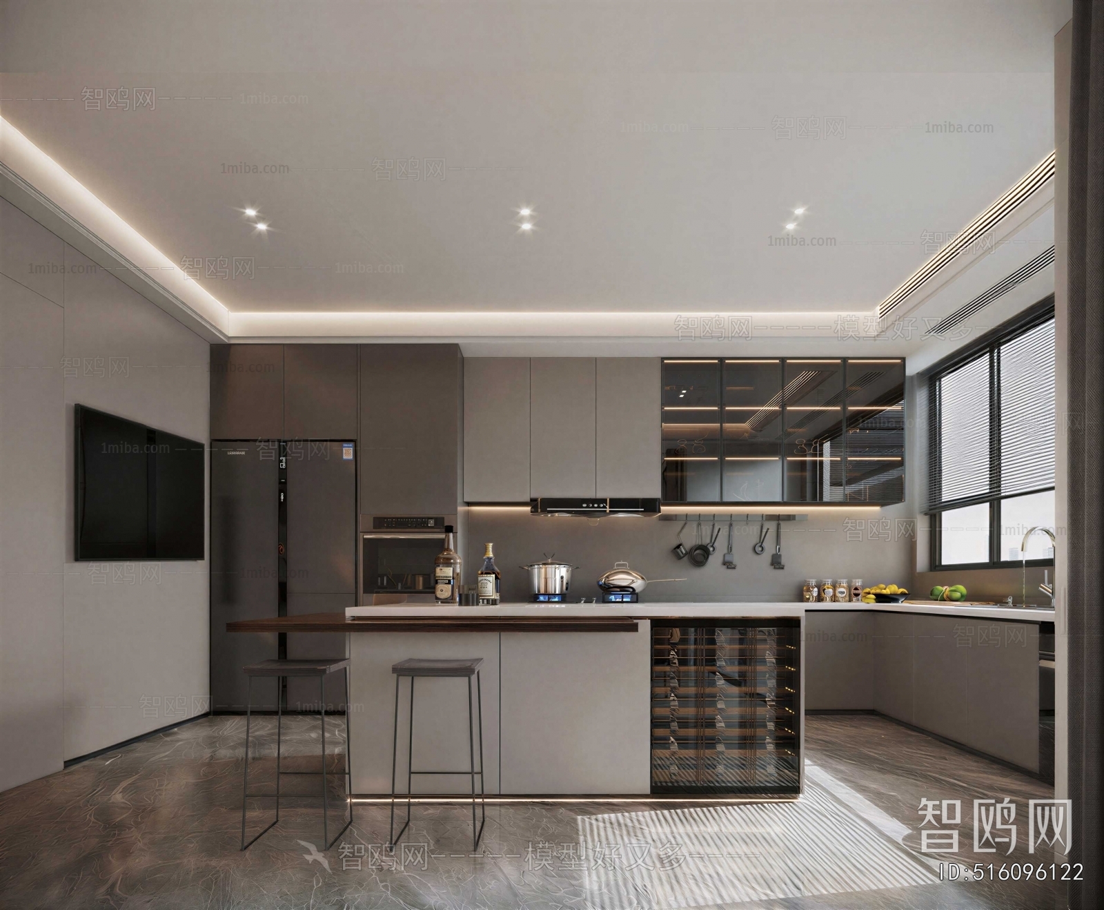 Modern The Kitchen