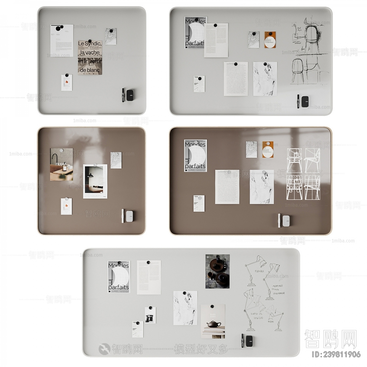 Modern Blackboard/whiteboard