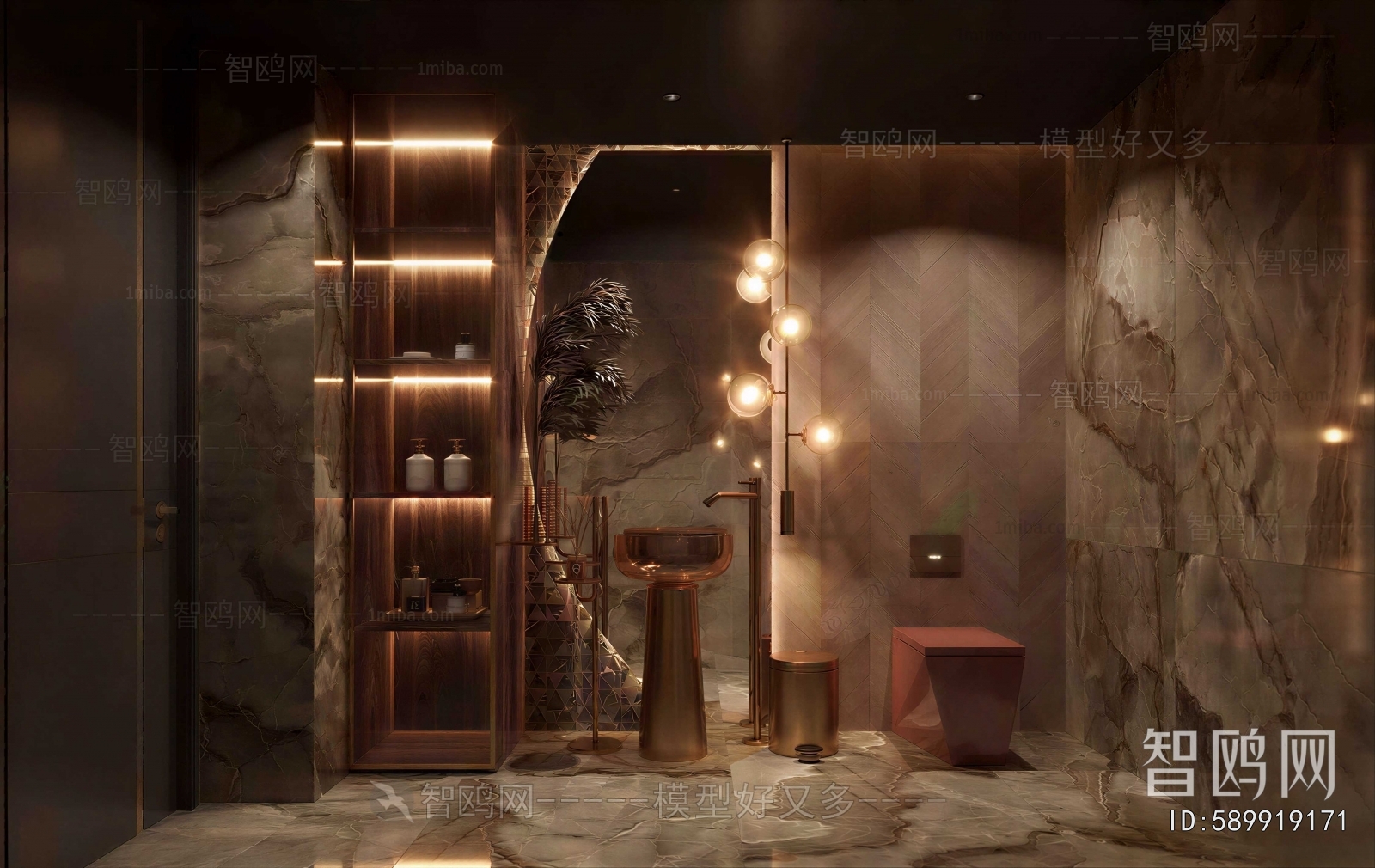 Modern Clothes Storage Area