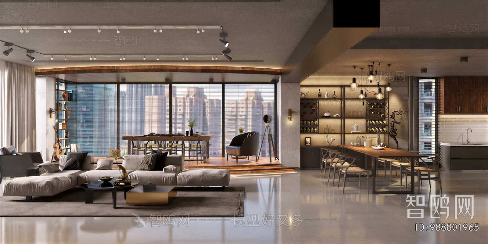 Industrial Style A Living Room