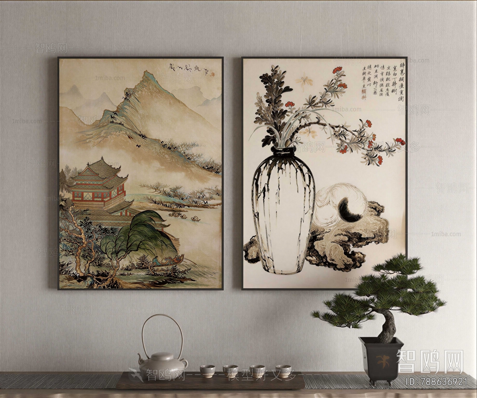 New Chinese Style Painting