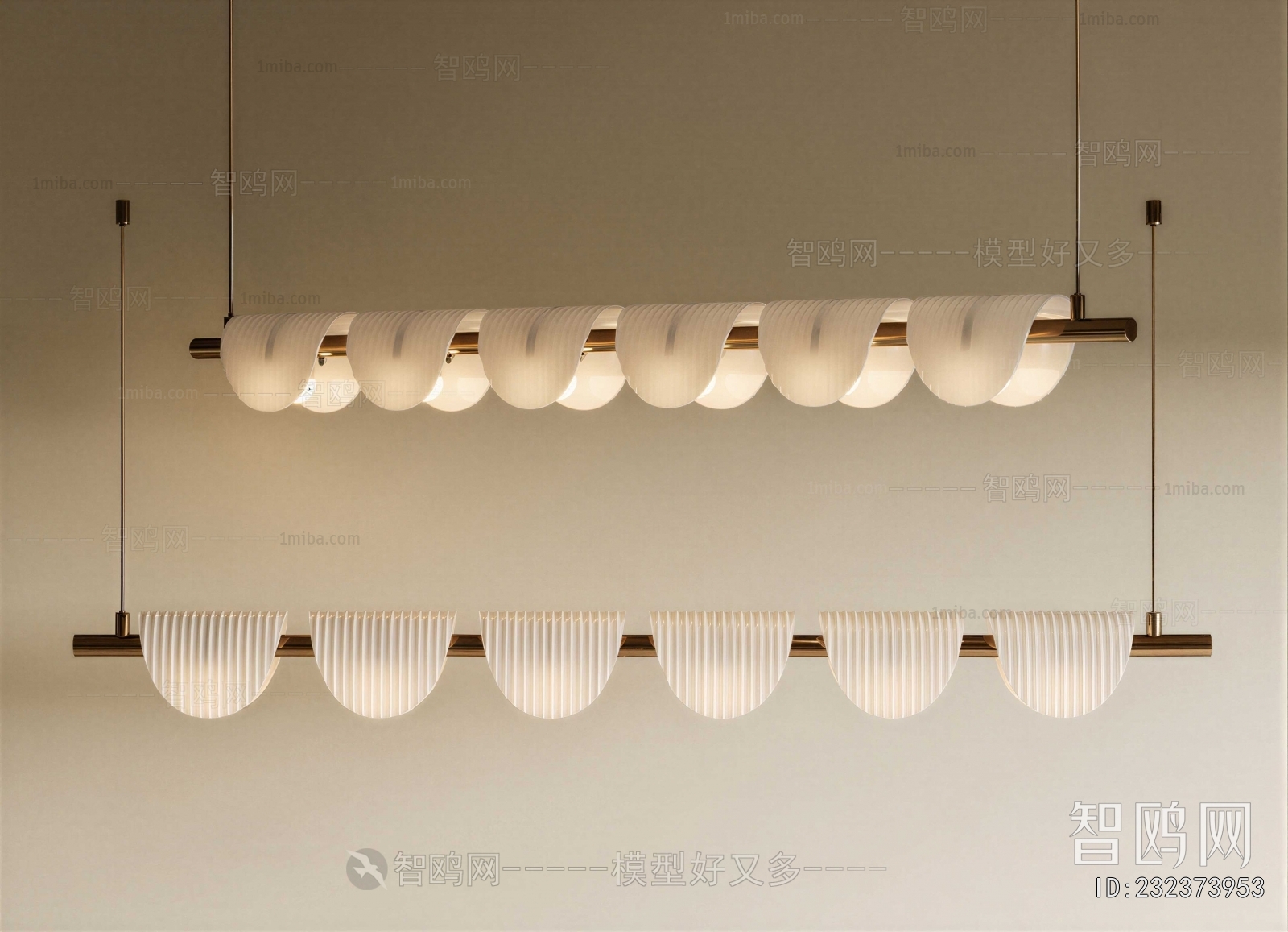 Modern Long Chandelier