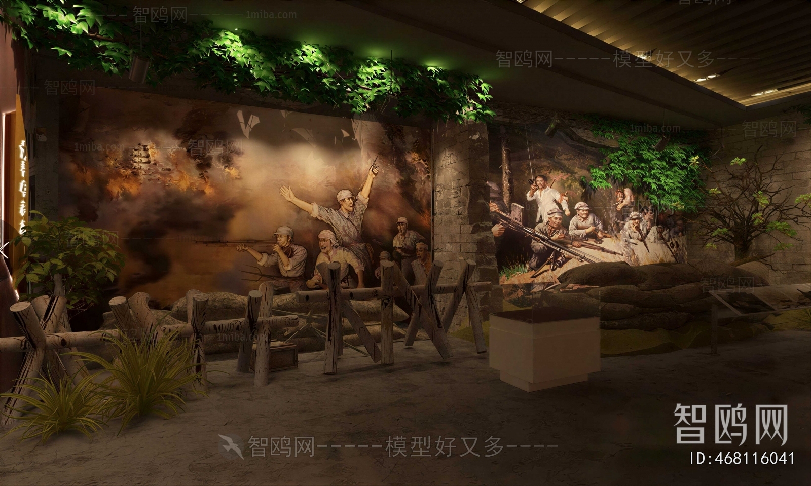 New Chinese Style Exhibition Hall