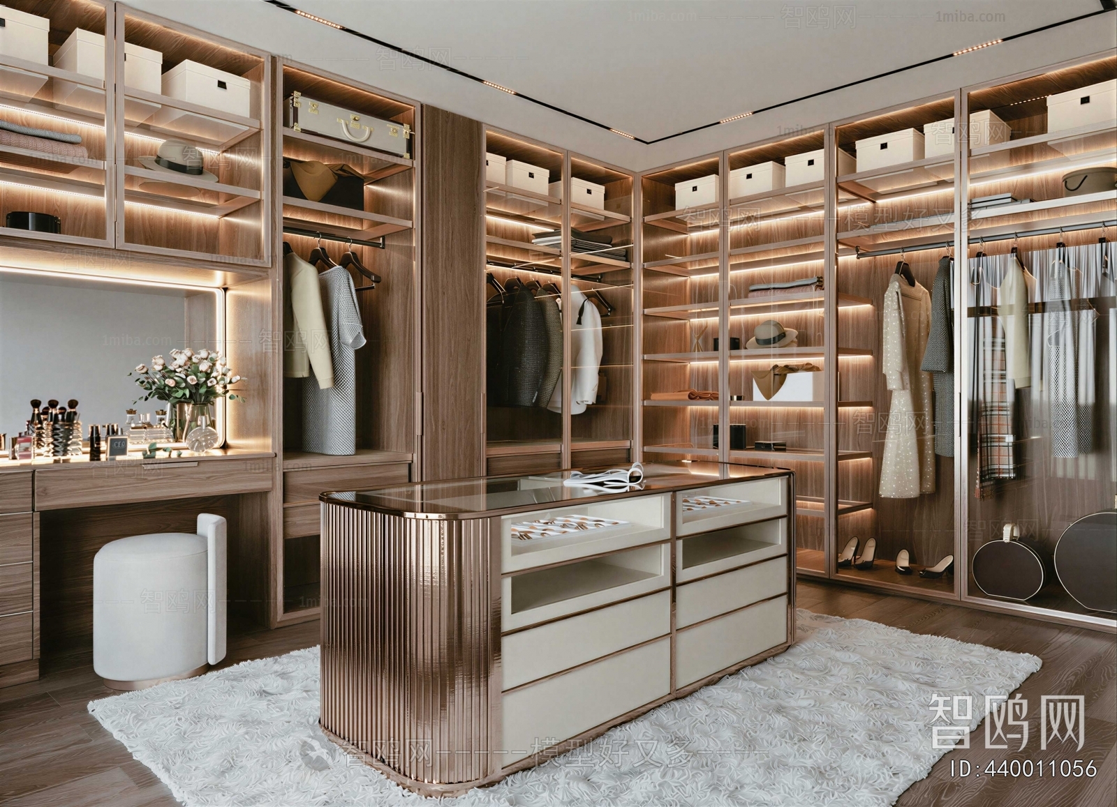 Modern Clothes Storage Area