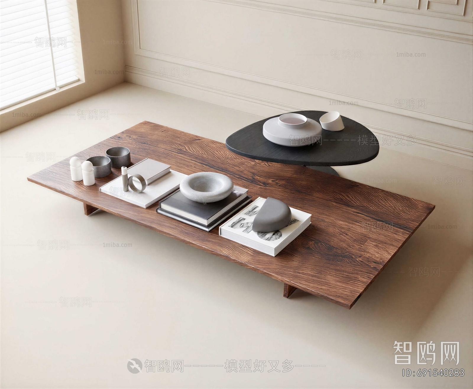 Wabi-sabi Style Coffee Table