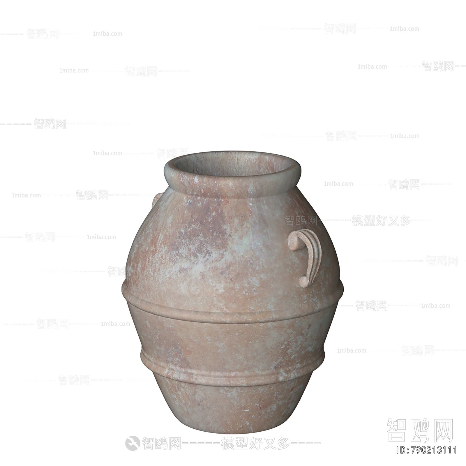 Wabi-sabi Style Clay Pot