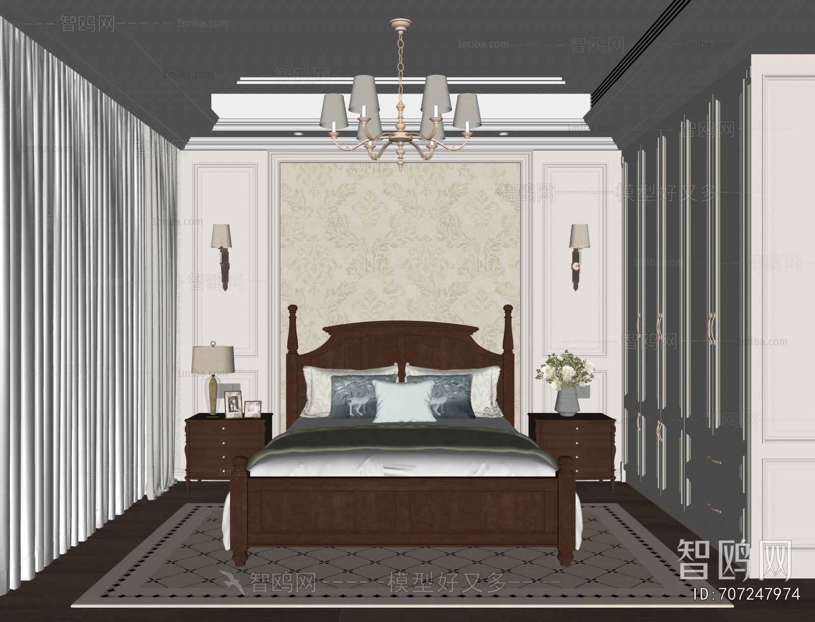 American Style Bedroom