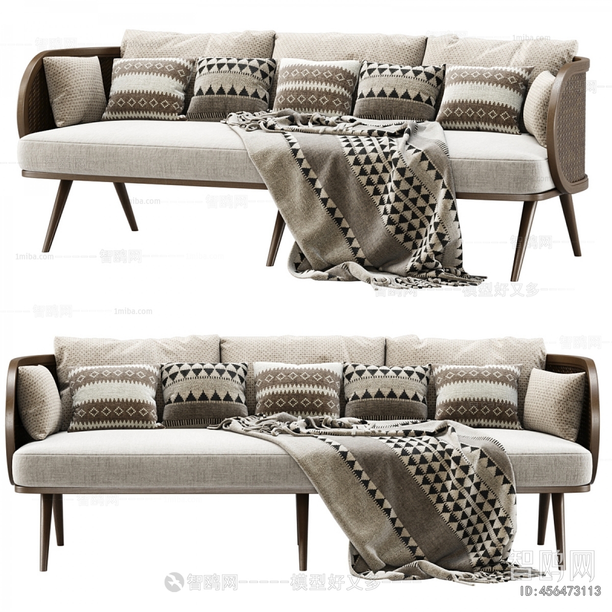 Modern Three-seat Sofa